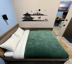 Номер стандарт эконом с 1 двуспальной кроватью (без окна) в Pallada