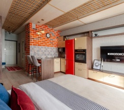 Трёхместные апартаменты c 1 комнатой в RentPlaza