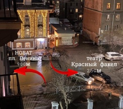 1-комнатные апартаменты студия Ленина 18 в Тихий центр на улице Ленина