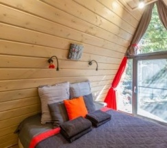 SPA Новожилово A-frame Red (купель) в Ёлки рент