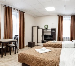 Стандартный номер с двумя односпальными кроватями (удобства на этаже) в Наш Питер