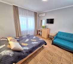 «ЗАКАТ» 12 СТАНДАРТНЫЙ ЧЕТЫРЕХМЕСТНЫЙ НОМЕР С ДВУСПАЛЬНОЙ КРОВАТЬЮ, ДВУСПАЛЬНЫЙ ДИВАН в Цитрус