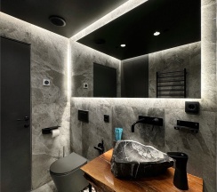 Дом «SILVER» с банным чаном на террасе в Luxe House