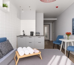 Апартаменты студия в BestFlat24 (БэстФлэт24) на улице Шереметьевская 85с2