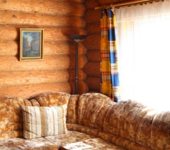 Люкс Дуплекс в Русская изба с баней