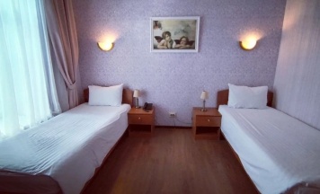 Двухместный номер Classic с видом на Дворец 2 отдельные кровати в Ekaterina