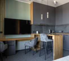 Апартамент 7 Номер Делюкс для двоих с панорамным видом на Москву (с ванной) в Ap-in aparts