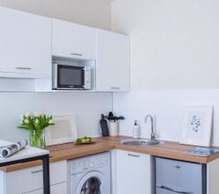 1-комнатные апартаменты студия #400 в Natalie Apartments на шоссе Пулковское 14Е