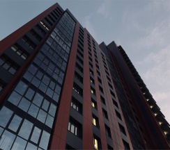 Студия на ул. Московская, 75 (Объект №114, этаж 7) в Hugge Place