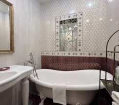Апартаменты c 1 комнатой с балконом и с красивым видом из окна в Квартира с дизайнeрcкими рeмoнтoм