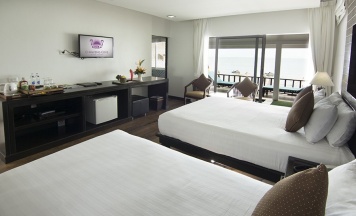 Двухместная вилла рядом с пляжем 2 отдельные кровати в Chaweng Cove Beach Resort