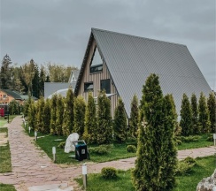 A-frame у воды в The Les