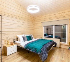 Стильный коттедж 100 кв.м. для 7 человек рядом с Охта парком в Solar House