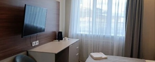 Двухместный номер Эконом 4 (№10) двуспальная кровать в Сон