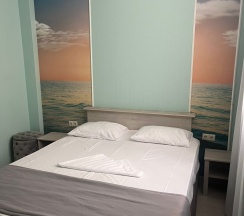 Двухместный номер Делюкс с 1 кроватью, вид на внутренний двор отеля, без балкона/DLUX GW  , Garden View, No Balcony в Portofino hotel