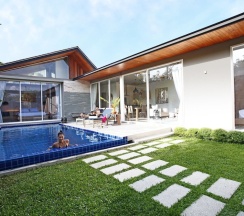 Вилла с 3 комнатами с красивым видом из окна в Villa Sunpao
