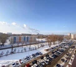 Двухместные апартаменты c 1 комнатой (двуспальная кровать) в Апартаменты у ТЦ Аквамолл