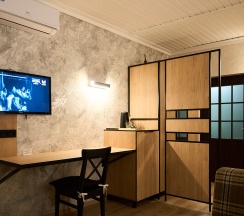 Двухместный номер КОМФОРТ с большой двуспальной кроватью или двумя односпальными кроватями в Морской