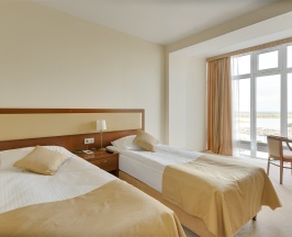 Двухместный номер с панорамным окном (TWIN PANORAMA 21/22 этаж) в Gala Hotel