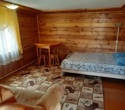 Комната эконом с 1 двуспальной кроватью в Оазис