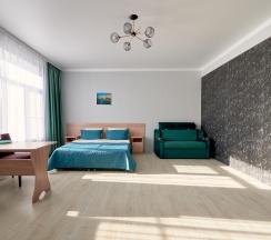 Комната стандарт с 2 двуспальными кроватями в Горное эхо