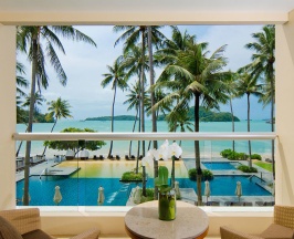 Двухместный номер Andaman с видом на море двуспальная кровать в Phuket Panwa Beachfront Resort
