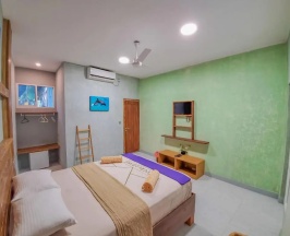 Двухместный номер Standard (2 отдельные кровати) в Вилла Dive Villa Thoddoo