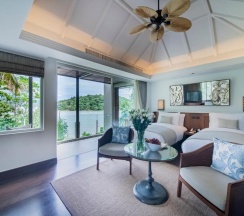 Люкс с бассейном Grand с 2 комнатами с видом на море в Anantara Layan Phuket Resort