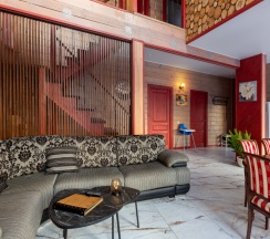 Коттедж《Чили》с сауной и купелью "Фурако" (расположен в Логиново) в Сканди хаус