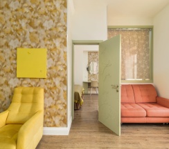 Двухкомнатные апартаменты "Янтарь" с кухней и видом на собор Петра и Павла в Orfei Hotel