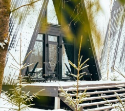 A-frame с одной спальней и сауной в Никитское Подворье