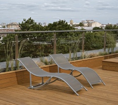 Апартаменты Deluxe с балконом и с красивым видом из окна в Апарт-отель Residence Graphite