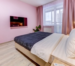 106, Евро-двухкомнатные апартаменты ЖК "LIKE" (Метро Площадь Мужества, 10 минут пешком) в Rauktis apartments