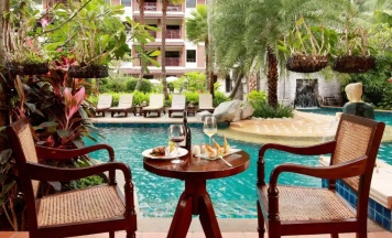 Двухместный номер Pool Access Deluxe 2 отдельные кровати в Курортный отель Kata Palm Resort