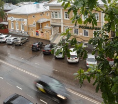 Апартаменты с балконом и с красивым видом из окна в Две Подушки