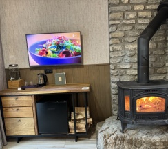 Люкс с камином в Soloh SPA Village