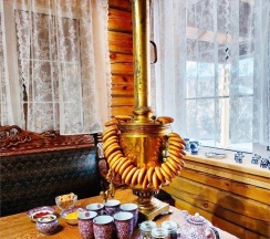 Русская дровяная баня в Малиновка