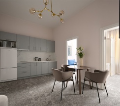 Люкс с 2 спальнями и кухней-гостиной в Academia Васильевский