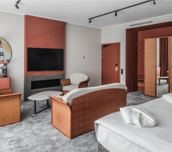 Номер Privilege Luxe SPA с двуспальной кроватью в Arthurs SPA Hotel by Mercure