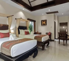 Двухместный коттедж двуспальная кровать в Diamond Cottage Resort & Spa