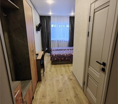 Кровать в 2-местном общем номере в Hotel Plaza+
