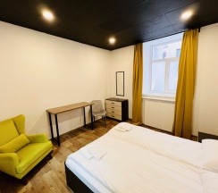 ДВУХМЕСТНЫЙ НОМЕР с общей ванной комнатой в Proloft city hostel&rooms