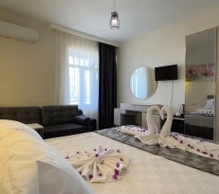 Двухместный номер Standard с балконом и с видом на сад 2 отдельные кровати в Side Alya Hotel