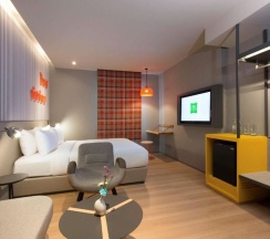 Двухместный номер Superior с видом на город двуспальная кровать в ibis Styles Bangkok Sukhumvit 4