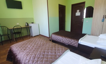 Двухместный номер с 2 односпальными кроватями в Hotel юг