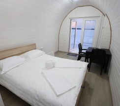 Коттедж стандарт с 1 двуспальной кроватью (Глэмпинг) в Набережная №1