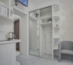 Двухместные апартаменты 1 с видом на внутренний двор 2 отдельные кровати в Exclusive Hotel&Apartments