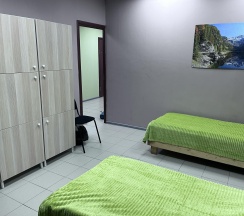 Кровать в 4-местном общем номере в Похрапимinn