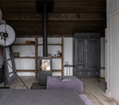Room for romantic. Мансарда с террасой и камином размещение 1-2 человека. в Nikolaevbuilding
