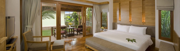 Двухместная вилла Garden двуспальная кровать в Thai House Beach Resort